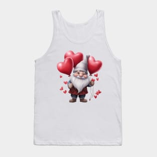 Gnome's Valentine Wishes Tank Top